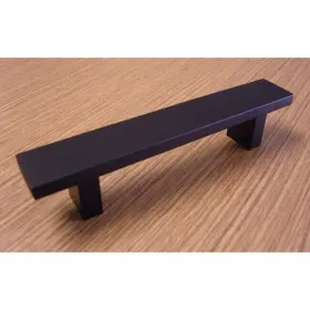 10 Inch Rectangular Cabinet Handle Black Finish 617724353130 Contemporary 10-inch Matte Bar #3
