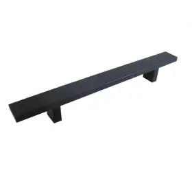 12 Inch Rectangular Cabinet Handle Black Finish 617724353581 Contemporary Design Matte Bar Pull #2