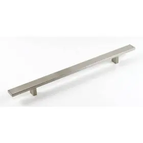 16 Inch Rectangular Design Cabinet Handle 617724353512 Contemporary Stainless Steel Finish Silver #2