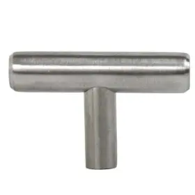 2 T-pull Cabinet Handle Knobs 617724353925 Stainless Steel 2-inch Bar Set Of 4 Silver #3