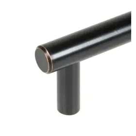 20 Solid Oil Rub Bronze Cabinet Bar Pull Handle 639385363624 20-inch 500mm Rubbed Black Small Mini #3