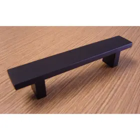 6 Inch Rectangular Design Cabinet Handle 617724351600 Contemporary 6-inch Matte Black Finish Casual #2