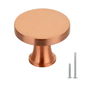 Akicon 810092567073 Copper Kitchen Cabinet Knobs 1-1/4 Inch 32 Mm Diameter #3