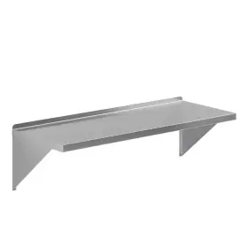 Amgood 313107812804 18 Inch W X 48 D Stainless Steel Wall Shelf Square Edge Kitchen Restaurant