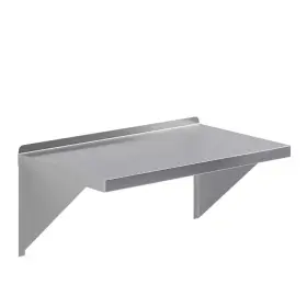 Amgood 445017986955 18 Inch W X 30 D Stainless Steel Wall Shelf Square Edge Kitchen Restaurant