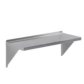Amgood 445027459401 14 Inch W X 36 D Stainless Steel Wall Shelf Square Edge Kitchen Restaurant