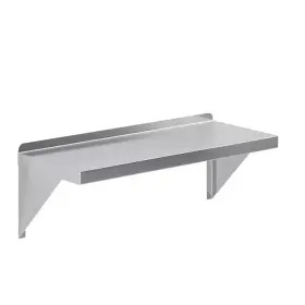 Amgood 726084562158 12 Inch W X 30 D Stainless Steel Wall Shelf Square Edge Kitchen Restaurant