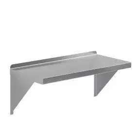 Amgood 744759186447 14 Inch W X 30 D Stainless Steel Wall Shelf Square Edge Kitchen Restaurant