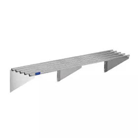 Amgood 744759892379 18 Inch W X 72 D Stainless Steel Tubular Wall Shelf Kitchen Restaurant Gar