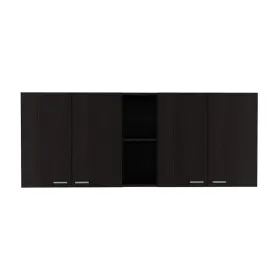 Yead-cyd0-n4ax Amucolo Wall Kitchen Cabinet 59.05 Inch W X 12.4 D 23.62 H 4-door With Shelves Black