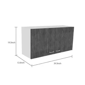Yead-cyd0-n4sp Amucolo Wall Kitchen Cabinet 39.3 Inch X 12.6 19.3 Soft Close White/smokey Gray #2