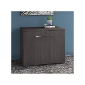 Ofs136sgsu Bush Business Furniture Office 500 29.82 Storage Cabinet With Two Shelves Storm #2