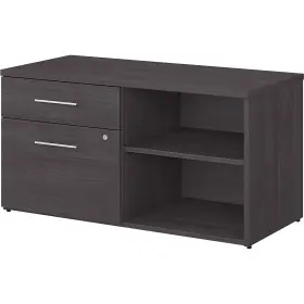 Ofs145sg Bush Business Furniture Office 500 23.2 Storage Cabinet With Two Shelves Storm