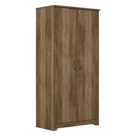 Wc31599 Bush Furniture Cabot 61.14 Inch Storage Cabinet With 4 Shelves Reclaimed Pine