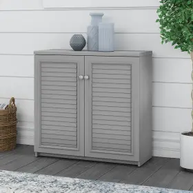 Wc53596-03 Bush Furniture Fairview 30.71 Inch Small Storage Cabinet With 3 Shelves Cape Cod #2