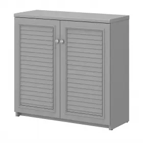 Wc53596-03 Bush Furniture Fairview 30.71 Inch Small Storage Cabinet With 3 Shelves Cape Cod