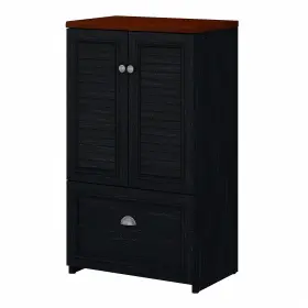 Wc53980-03 Bush Furniture Fairview 41.69 Inch H Storage Cabinet With 3 Shelves Antique