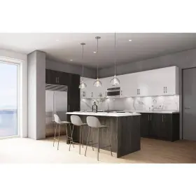 Sa-wu1236-cm Cambridge Kitchen Cabinets 12 Inch X36 Quick Assemble Modern Style In Carbon Marine #3