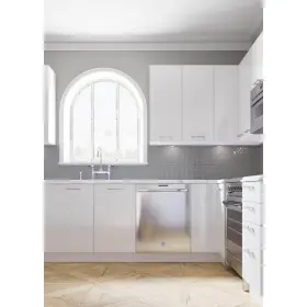 Sa-wu1536-wg Cambridge Ready To Assemble Kitchen Cabinets 36 Inch Modern Melamine Light White #2