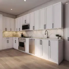 Sa-wu2436-sw Cambridge Wall Kitchen Cabinet 24 Inch W X 12 D 36 H Ready To Assemble Shaker White #3