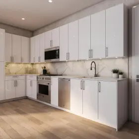 Sa-wu930-wg Cambridge Wall Kitchen Cabinet 9 Inch W X 12 D 30 H Ready To Assemble White Gloss #3