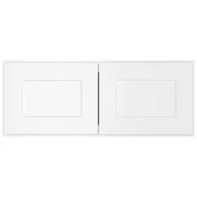 China 727284949206 Wall-mounted Storage Cabinet Refrigerator Wall 24 Inch D 30 W 12 H Shaker White #2