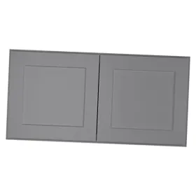 S-w361824-sg-us-df China Wall-mounted Refrigerator Cabinet Kitchen Storage 24 Inch D 36 W 18 H Shaker Grey