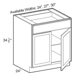 B27-xvb Contractor Express Cabinets Base Kitchen Cabinet 27 Inch X 24 34.5 Plywood Blue #3