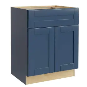 B27-xvb Contractor Express Cabinets Base Kitchen Cabinet 27 Inch X 24 34.5 Plywood Blue