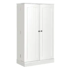 Kc53383wh Costway 17-tier Kitchen Pantry Storage Organizer Cabinet With 2 Door And 6 Adjustable Shelves #3