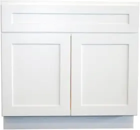 Craftline Clvsb24wh Rta White Shaker Bathroom Sink Base Vanity Cabinet