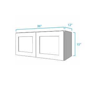 Clw2430wh Craftline Rta White Shaker 2 Door Wall Cabinet