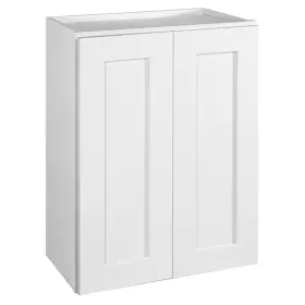 543140 Design House White Brookings 27 Inch W X 36 H Double Door Kitchen Cabinet