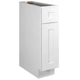 561316 Design House Brookings 9 Inch W X 34-1/2 H Single Door Base - White