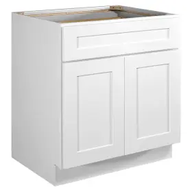 561381 Design House Brookings 30 Inch W X 34-1/2 H Double Door Base - White