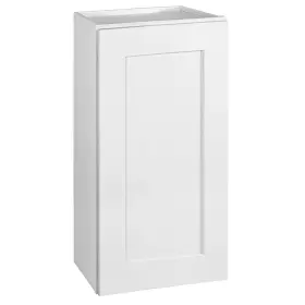 561696 Design House White Brookings 15 Inch W X 30 H Single Door Wall Cabinet