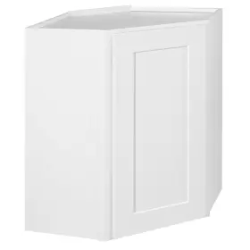 561779 Design House White Brookings 24 Inch W X 30 H Single Door Corner Wall Cabinet