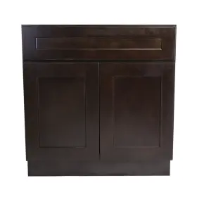 613646 Design House Espresso Brookings 34.5 Inch X 24 Double Door Base Cabinet