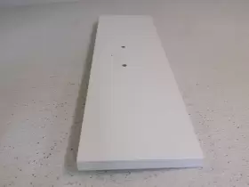 144-030816 Designer Cabinet Drawer Face Flat 19in X 6.75in 0.75in White Veneer #3