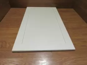 182-030816 Designer Cabinet Door Shaker Style 35.75in X 21.75in 0.75in White Veneer #3