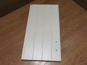 186-030816 Designer Cabinet Door Country Style 24.75in X 12.625in 0.75in White Wood #3