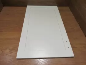 194-030816 Designer Cabinet Door Shaker Style 35.625in X 21.625in 0.75in White Wood #3