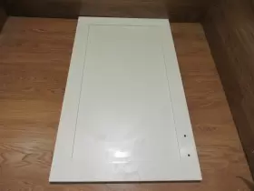 196-030816 Designer Cabinet Door Shaker Style 35.75in X 21.625in 0.75in White Wood #3