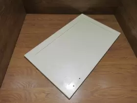 196-030816 Designer Cabinet Door Shaker Style 35.75in X 21.625in 0.75in White Wood