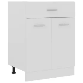 Drawer Cabinet White Engineered Wood 720286131992 Bottom 15.7x18.1x32.1 In