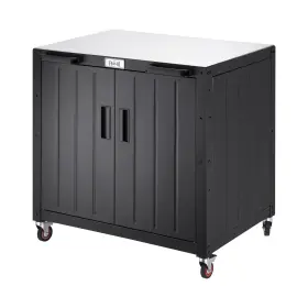 Feasto 850038350239 Outdoor Bar Cart Grill With Storage Cabinet Pizza Oven Table