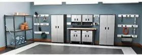Gagb28kdyg Gladiator Freestanding Garage Cabinet 31 H X 28 W 18 Steel 2-doordrawer Tread #3