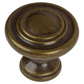 Gliderite 013964619270 1.25-inch Antique Brass Classic 3-ring Round Other