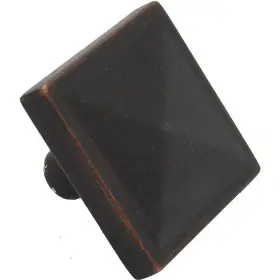 Gliderite 013964619317 1.125-inch Oil Rubbed Bronze Square Pyramid Brown #2