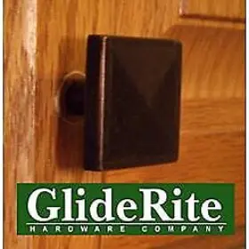 Gliderite 013964619317 1.125-inch Oil Rubbed Bronze Square Pyramid Brown #3